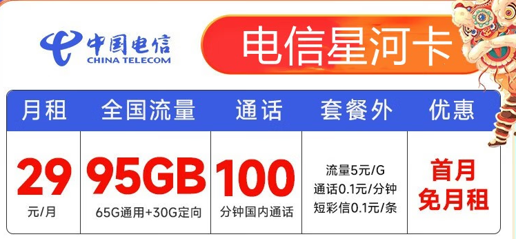 電信29元套餐流量卡那款好用？2022年最新電信29元套餐流量卡詳介