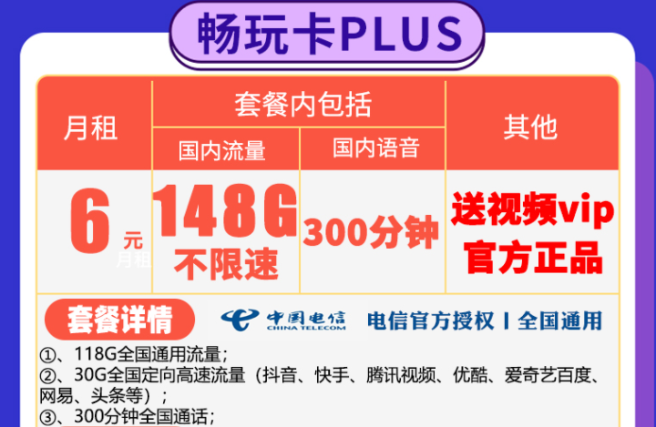 電信流量卡免費薅羊毛啦！不要錢免費用的手機上網(wǎng)卡不限速全國通用