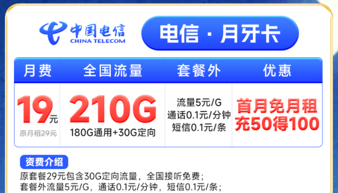 大流量卡申請入口|為什么流量卡會有地域限制？電信月牙卡