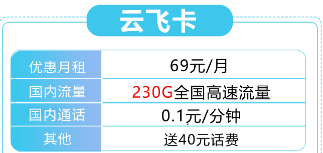 優(yōu)惠推薦爆款流量卡！移動云飛卡+移動星耀卡|免費(fèi)領(lǐng)取入口