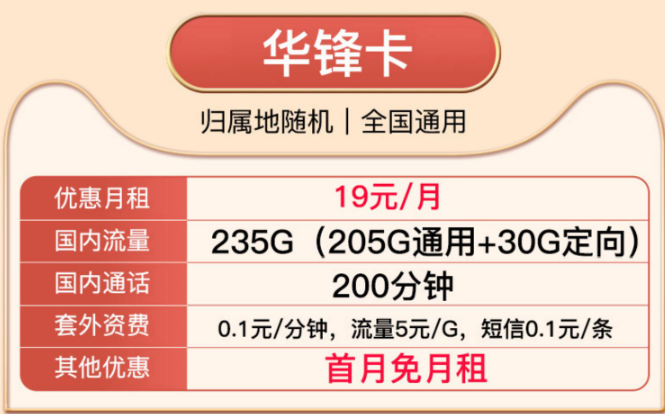 免費(fèi)領(lǐng)取流量卡啦！電信華鋒卡超多流量、免費(fèi)到家！