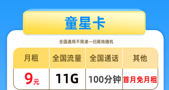 驚喜滿滿！移動(dòng)29.9元60G+移動(dòng)童星卡|資費(fèi)大優(yōu)惠！